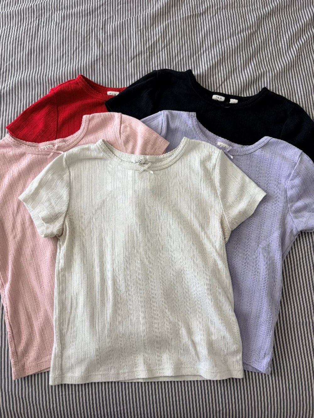 Gap Kids - Set of FIVE Pointelle Tees